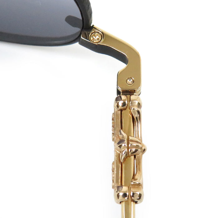 CHROME HEARTS 
クロス CHプラス アイウェア ラウンド MBK 
ORALGAMI ダブルブリッジ サングラス