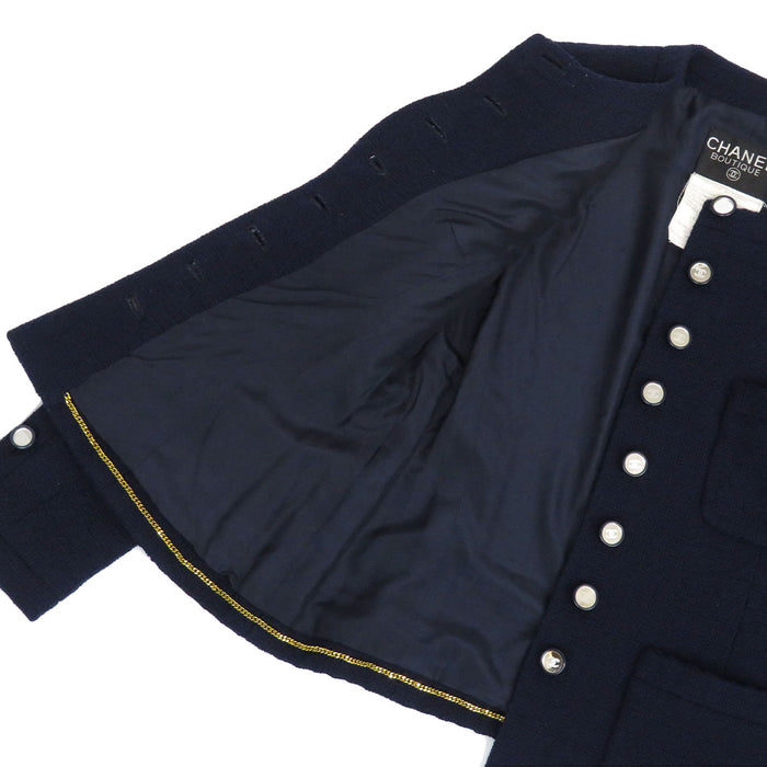 CHANEL 
COCO CC ココボタン ノーカラー ウール 95C 
ココマーク ヴィンテージ ツイード セットアップ CHANEL -Authentic Pre-owned セットアップ by TS Trading Co., Ltd.