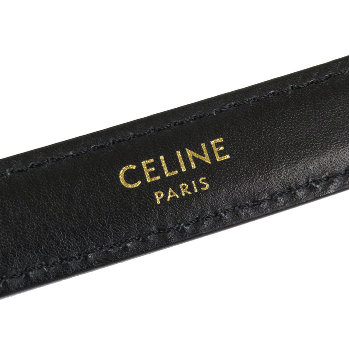 CELINE 
レザー ゴールドカラー金具 
トリオンフ ベルト CELINE -Authentic Pre-owned ベルト by TS Trading Co., Ltd.