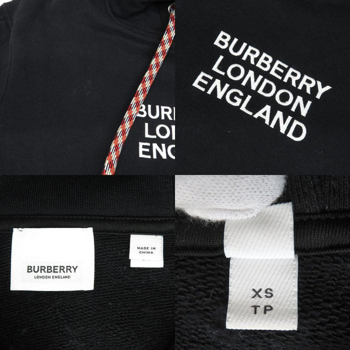 BURBERRY 
スウェット コットン 
ロゴ エンブロイダリー フーディ