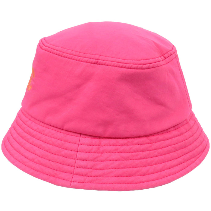 CHANEL COCO CC logo embroidery cotton Coco mark embroidered bucket hat