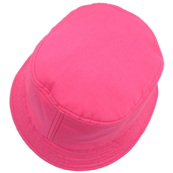 CHANEL COCO CC logo embroidery cotton Coco mark embroidered bucket hat