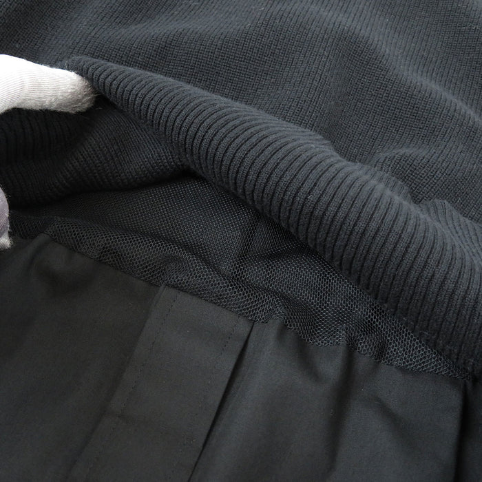 Sacai 
sacai ロゴ ベルト コットン ニット 
ショートスリーブ ドッキング ワンピース