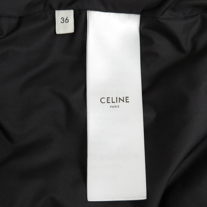 CELINE 
総柄 ナイロン 
トリオンフ モノグラム 中綿 ブルゾン