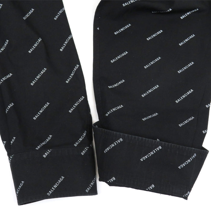 BALENCIAGA 
総柄 
オールオーバーロゴ コットン シャツ BALENCIAGA -Authentic Pre-owned 長袖シャツ by TS Trading Co., Ltd.