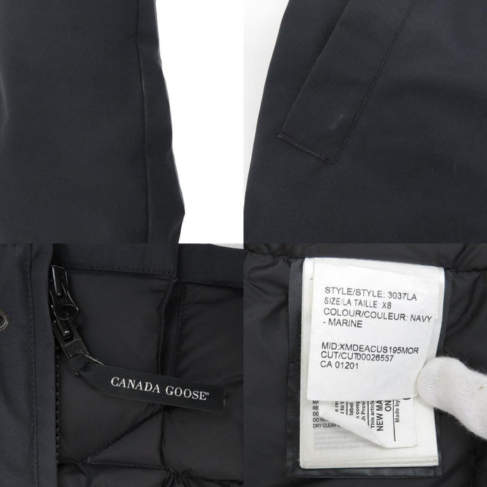 CANADA GOOSE 
Patch con logo e pelliccia 
Parka Victoria giacca imbottita piumino