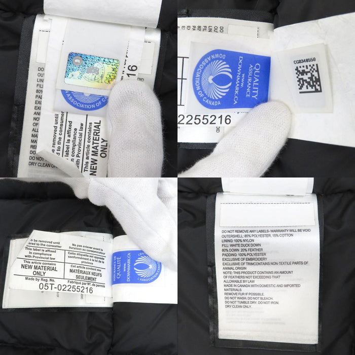 CANADA GOOSE 
Patch con logo e pelliccia 
Parka Victoria giacca imbottita piumino