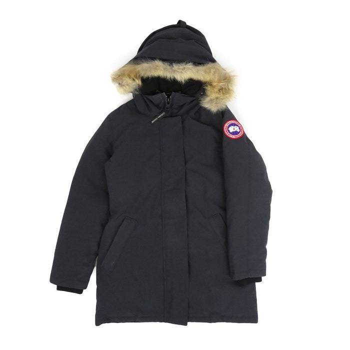 CANADA GOOSE 
Patch con logo e pelliccia 
Parka Victoria giacca imbottita piumino