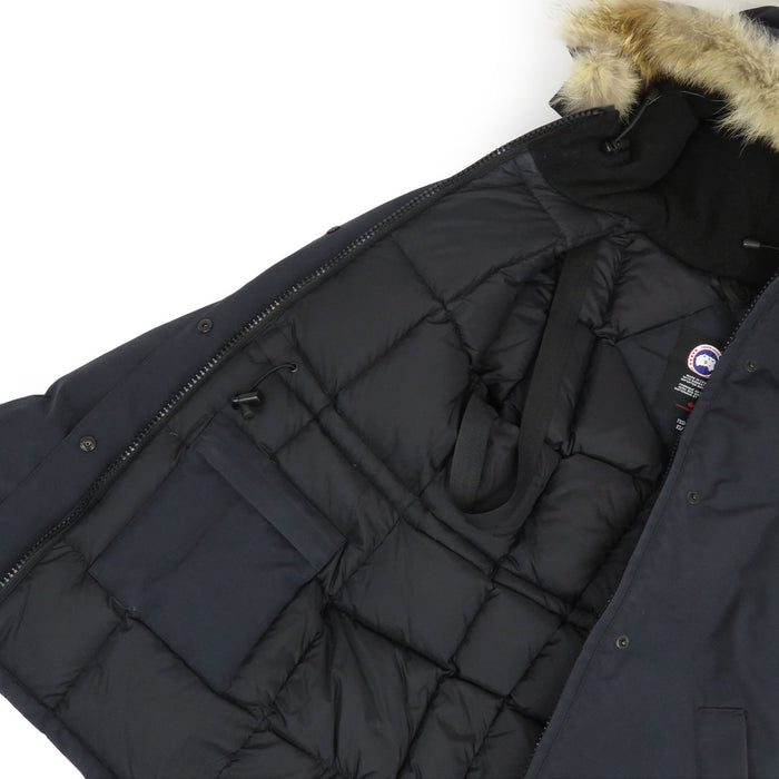 CANADA GOOSE 
Patch con logo e pelliccia 
Parka Victoria giacca imbottita piumino