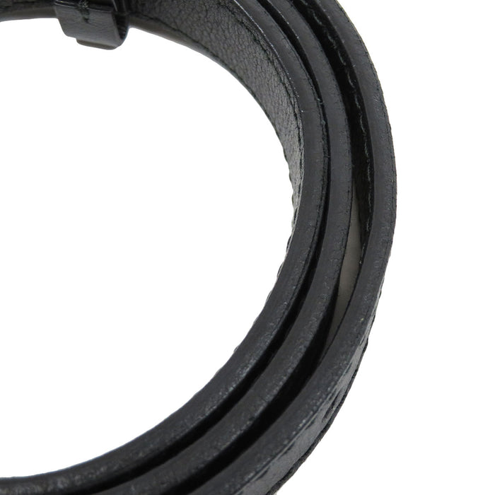 Dior Defense Logo Gold Color Metal Leather D-Fence Belt