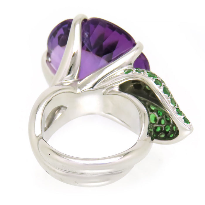 CHANEL 
カメリア アメシスト リング