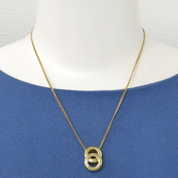 CELINE 
ダブルサークル ネックレス