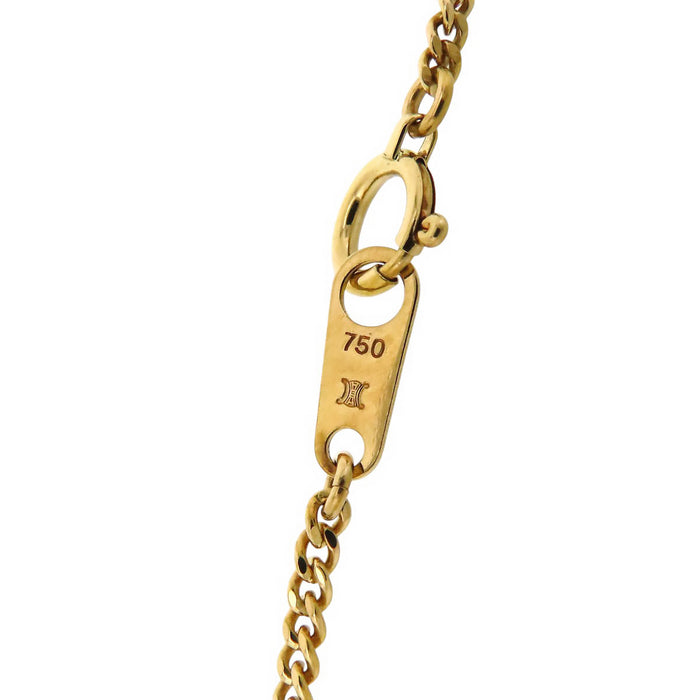 CELINE 
ダブルサークル ネックレス