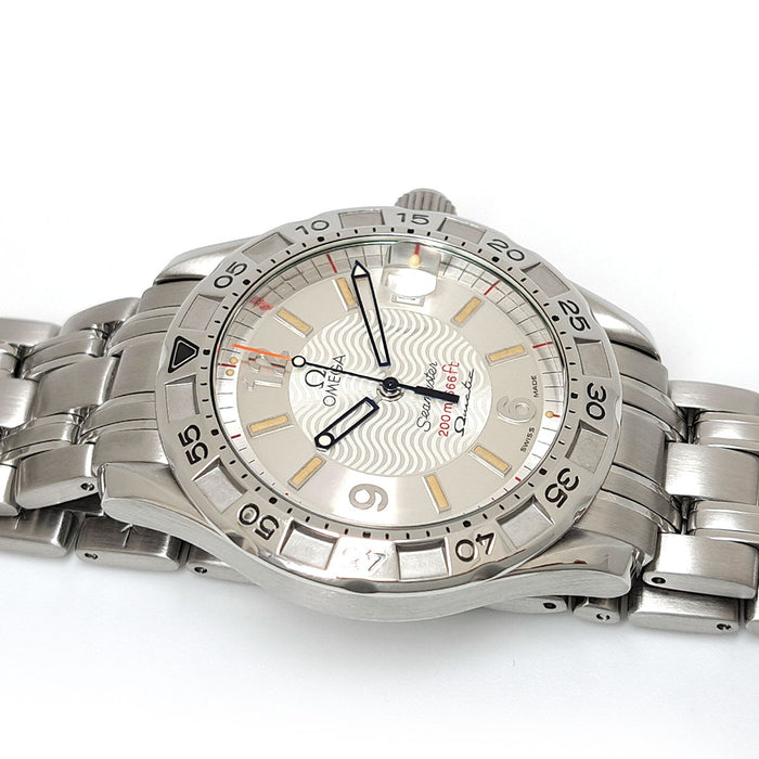 OMEGA 
シーマスター オメガマチック オートクォーツ 
箱ギャラ付