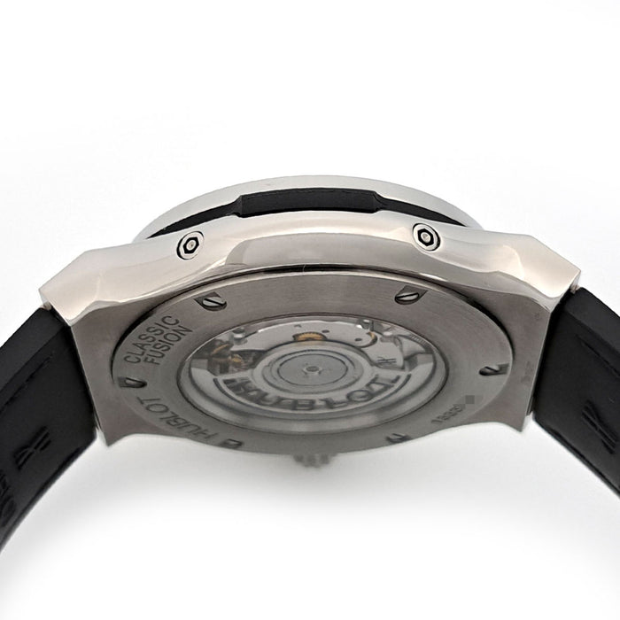HUBLOT 
Classic Fusion Aérofusion Phase de Lune 
Avec boîte et certificat d'authenticité