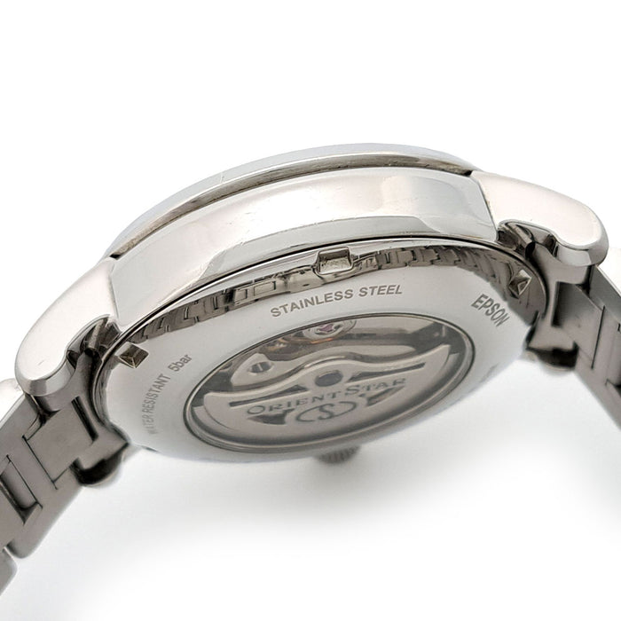 ORIENT
Orient Star Phase de Lune Mécanique
Avec boîte et garantie