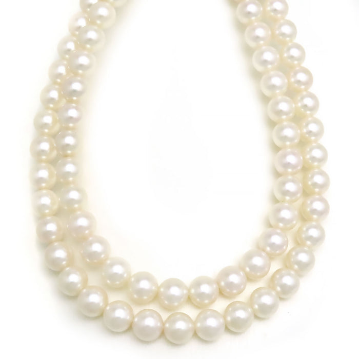 MIKIMOTO 
アコヤ パール 2連 ネックレス