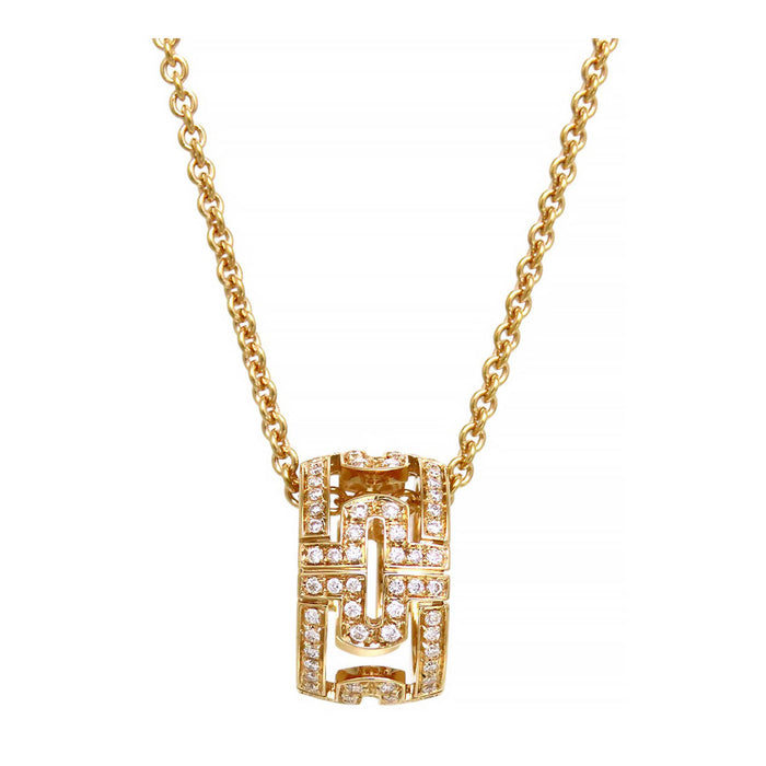 BVLGARI 
パレンテシ オープンワーク ダイヤモンド ネックレス