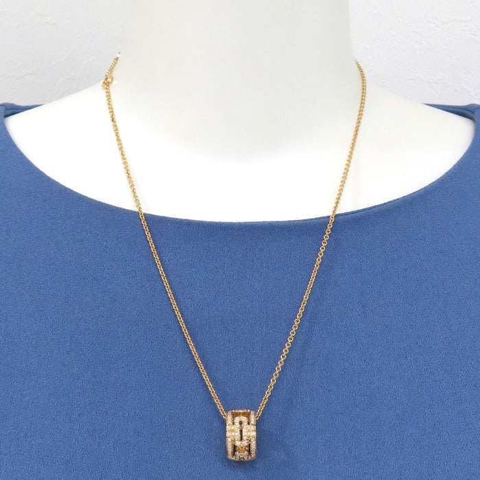 BVLGARI 
パレンテシ オープンワーク ダイヤモンド ネックレス