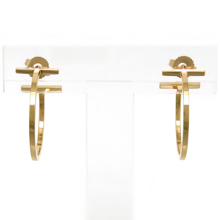 TIFFANY&Co. 
Tワイヤー フープ ピアス ミディアム