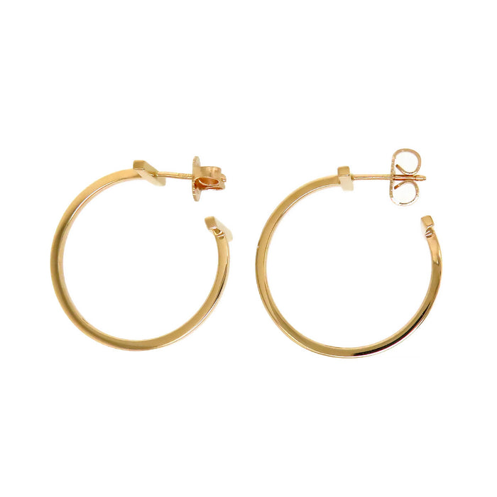 TIFFANY&Co. 
Tワイヤー フープ ピアス ミディアム