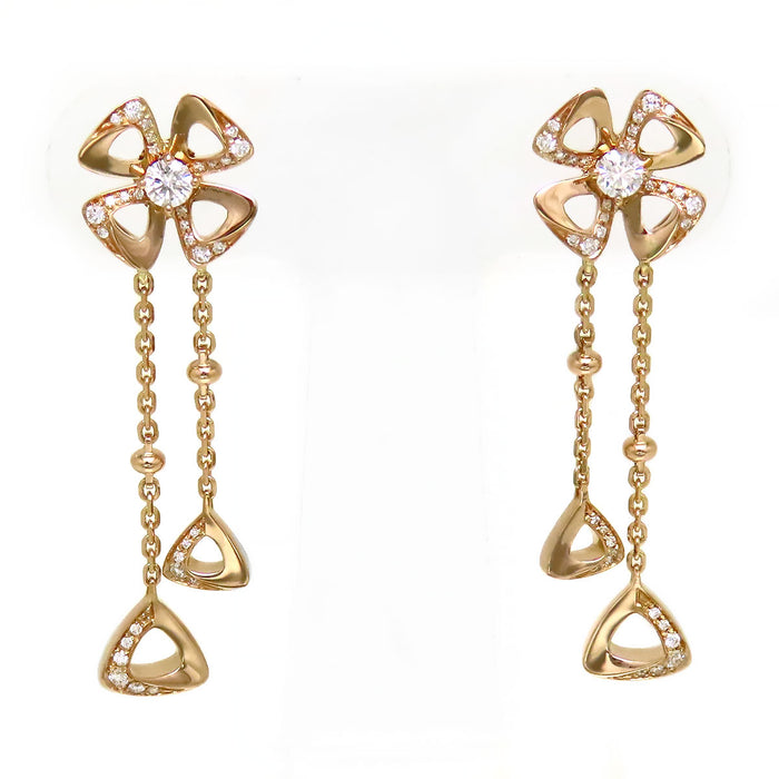 BVLGARI 
フィオレバー ダイヤモンド ピアス