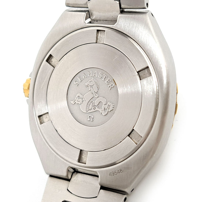 OMEGA  
海馬 200米 預粘合 雙色 全套  
附盒及保證書