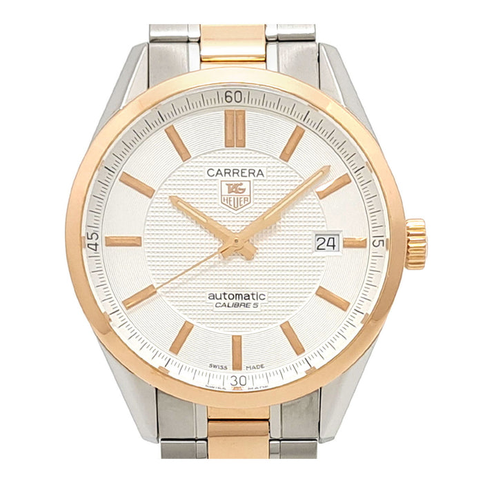 TAG HEUER 
Carrera Caliber 5 Overhauled 
With Box and Warranty Card