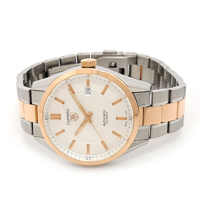 TAG HEUER 
Carrera Caliber 5 Overhauled 
With Box and Warranty Card