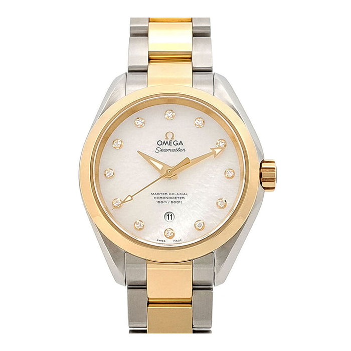 OMEGA 
シーマスター アクアテラ 150M シェル・ダイヤ文字盤 
箱ギャラ付