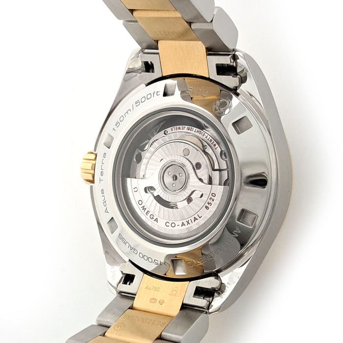 OMEGA 
シーマスター アクアテラ 150M シェル・ダイヤ文字盤 
箱ギャラ付