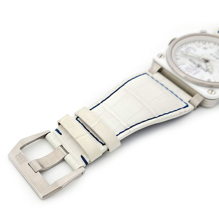 Bell＆Ross 
ホワイトセラミック シェル文字盤 
箱ギャラ付