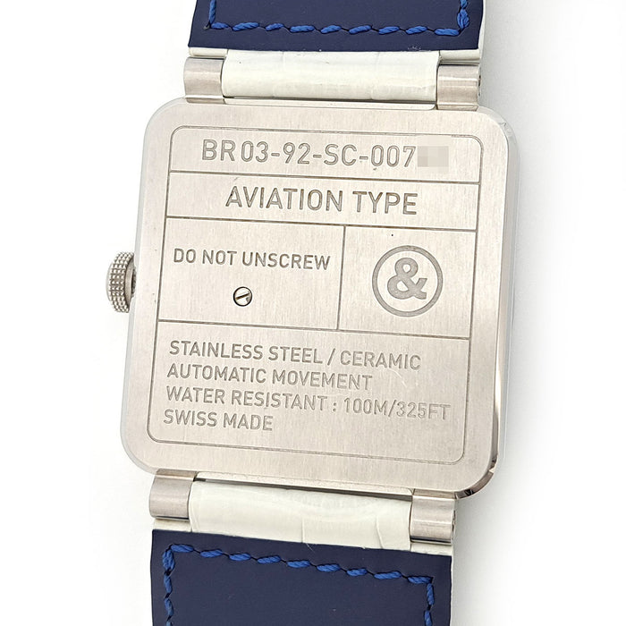 Bell＆Ross 
ホワイトセラミック シェル文字盤 
箱ギャラ付