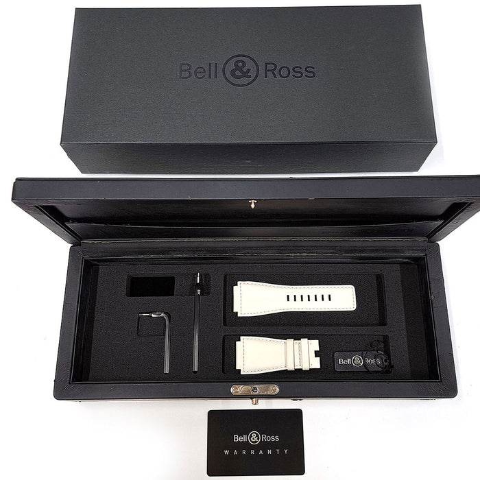 Bell＆Ross 
ホワイトセラミック シェル文字盤 
箱ギャラ付
