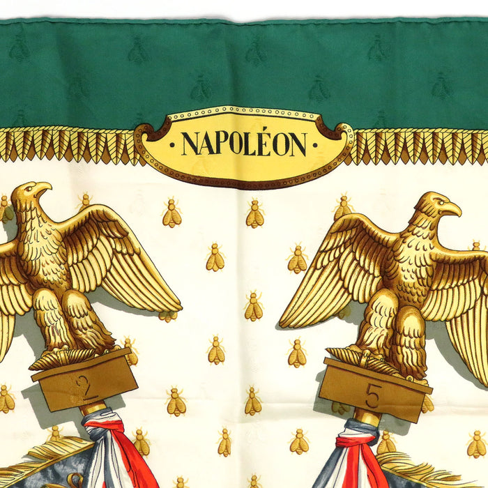HERMES 
スカーフ 大判 シルク 
カレ 90 NAPOLEON ナポレオン