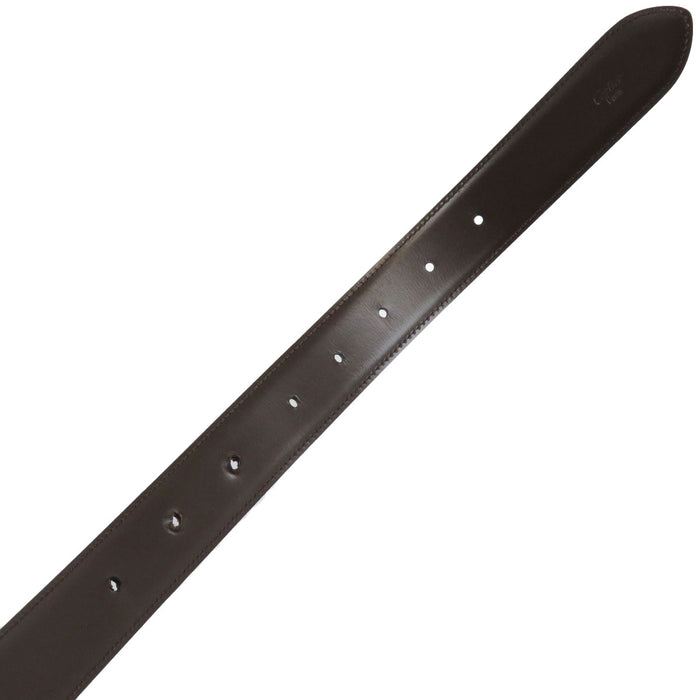 CARTIER 
ゴールドカラー金具 レザー 
タンク リバーシブル ベルト