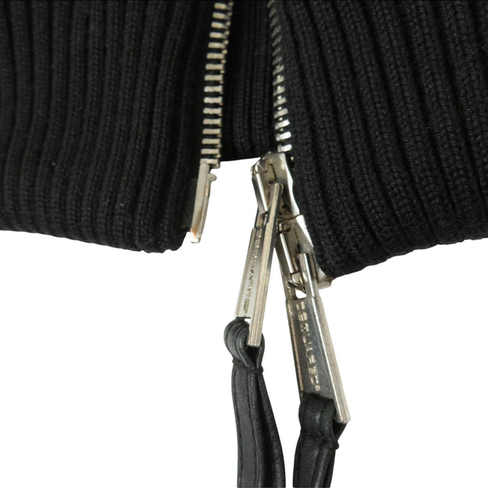 DSQUARED2 
ロゴ 
レザー ダウンジャケット