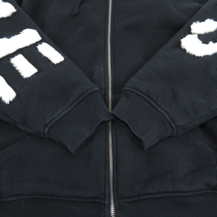 Supreme 
ロゴ スウェット コットン 
ボア ジップアップ フーディ