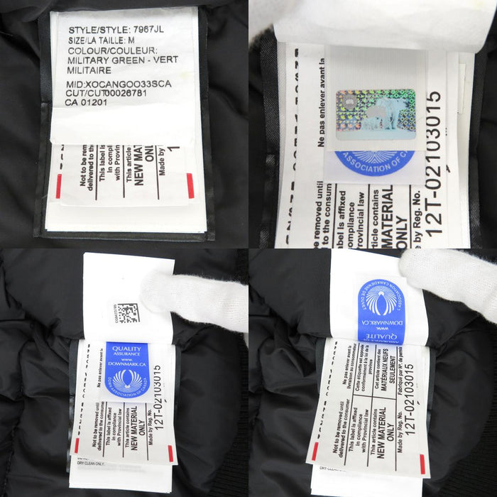 CANADA GOOSE 
Giacca imbottita con cappuccio e pelliccia di coyote con toppa