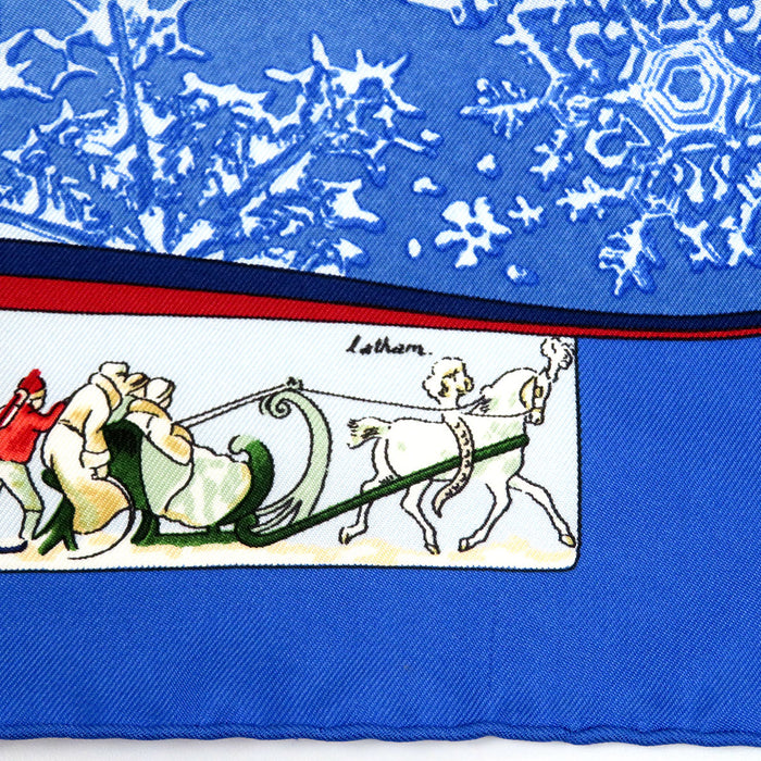 HERMES 
スカーフ プチカレ シルク 
カレ 45 Neige d'Antan 去年の雪