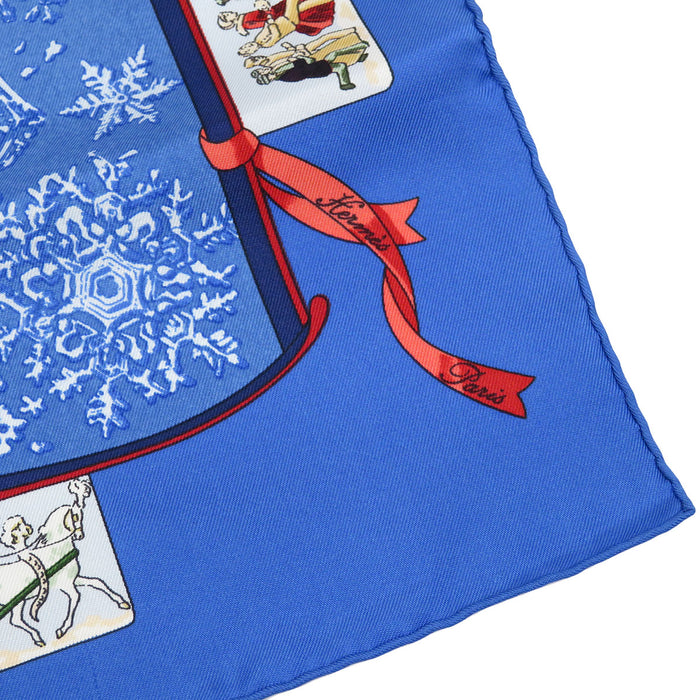 HERMES 
スカーフ プチカレ シルク 
カレ 45 Neige d'Antan 去年の雪