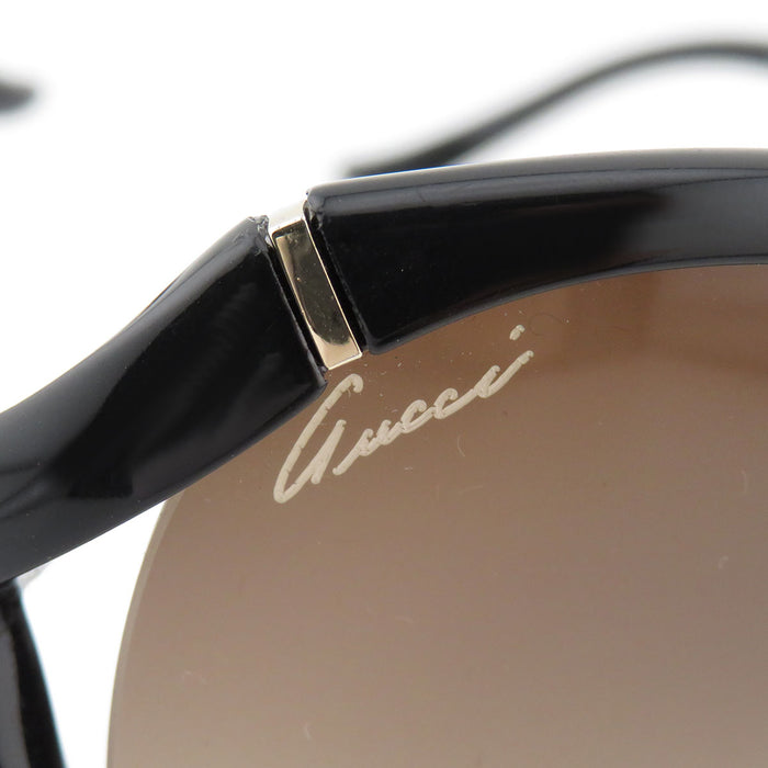 GUCCI Logo Gradient Bamboo Sunglasses