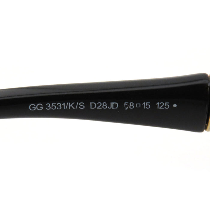 GUCCI Logo Gradient Bamboo Sunglasses