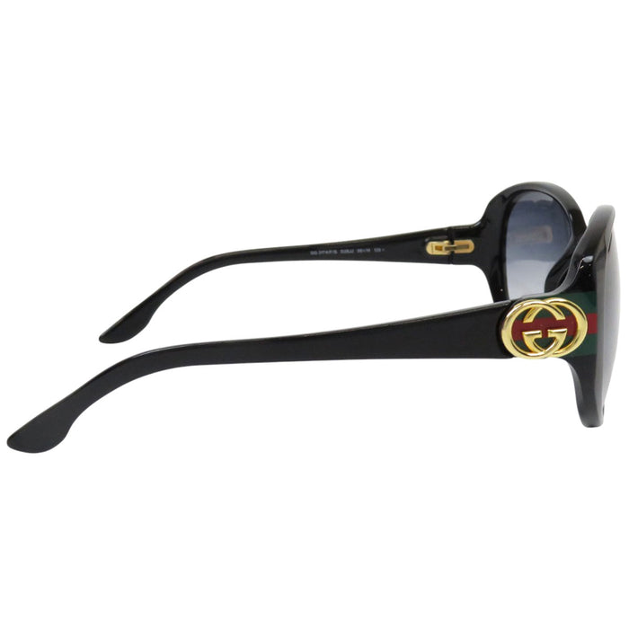 GUCCI 
GG ウェブ 
インターロッキングG シェリーライン サングラス