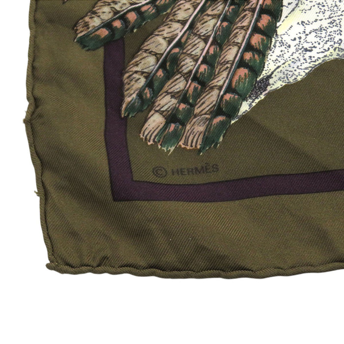 HERMES 
スカーフ 大判 シルク 
カレ 90 PANI LA SHAR PAWNEE パウニー族の首長