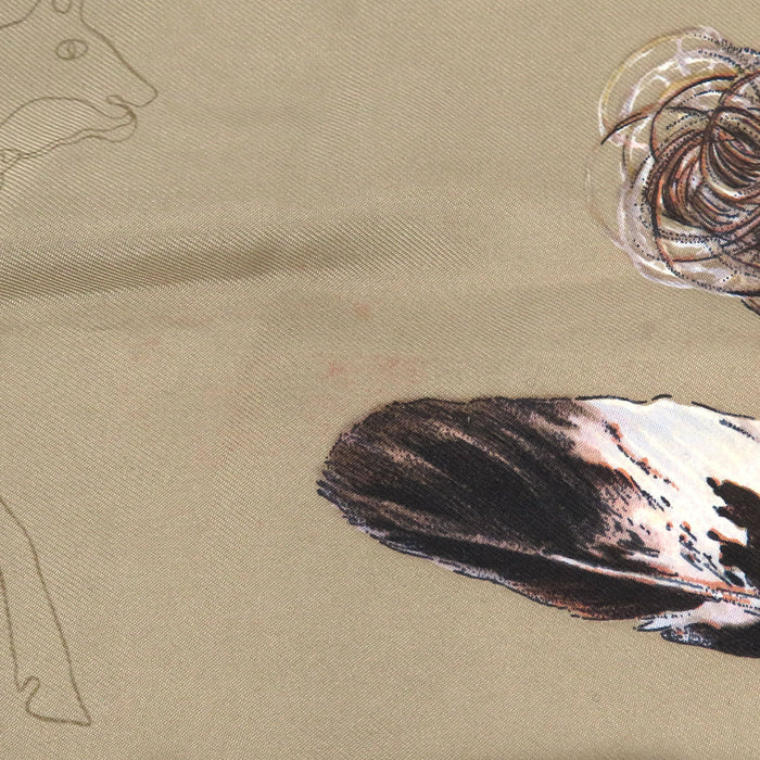 HERMES 
スカーフ 大判 シルク 
カレ 90 PANI LA SHAR PAWNEE パウニー族の首長