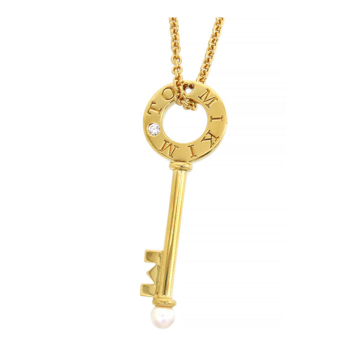 MIKIMOTO 
キーモチーフ ネックレス