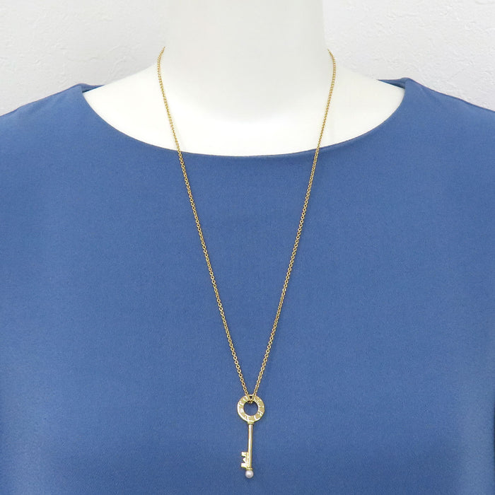 MIKIMOTO 
キーモチーフ ネックレス