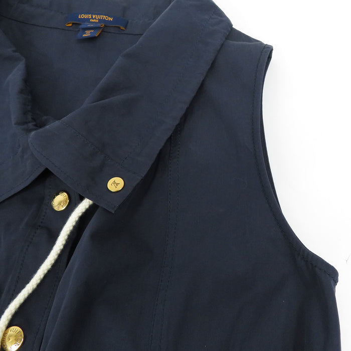 LOUIS VUITTON 
LV コットン 神戸店限定 
ハイネック ノースリーブ ワンピース
