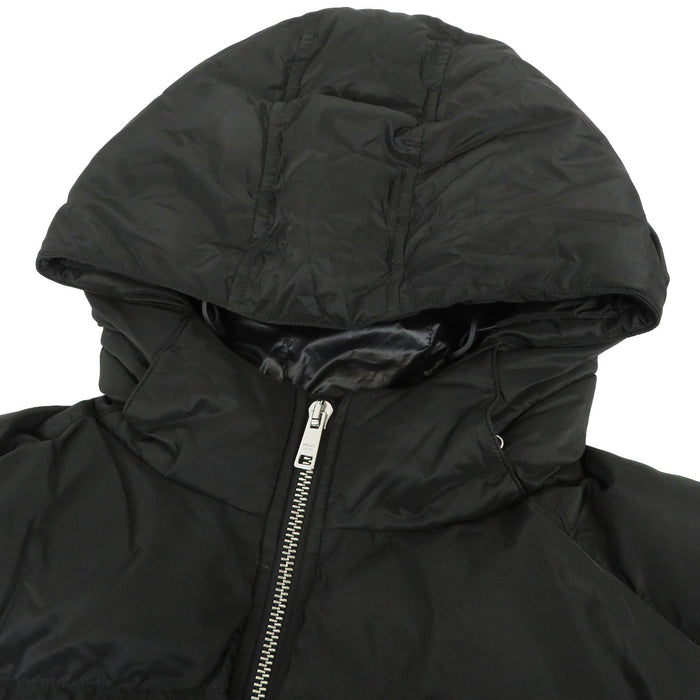 PRADA 
フード ジップアップ 
トライアングルロゴ ダウンジャケット